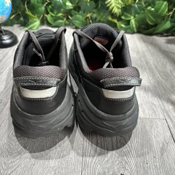 Hoka One Bondi L Men’s Size 11.5 Black Leather/mesh 1110538 BRVN Running Shoes main image 4